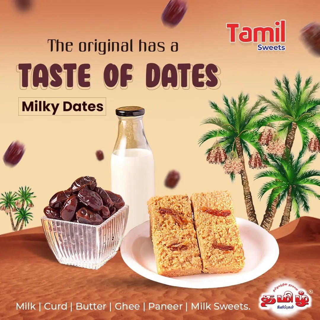 Milky Dates - GK DAIRY - Tamil Paal